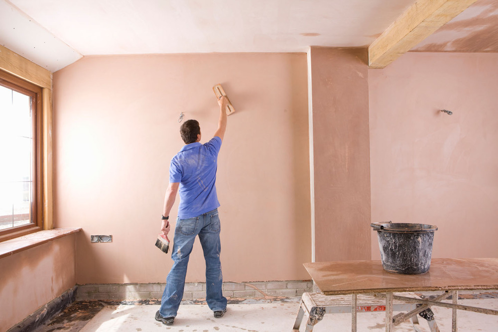 Our plasterer in Newhaven specialises in traditional wet plastering